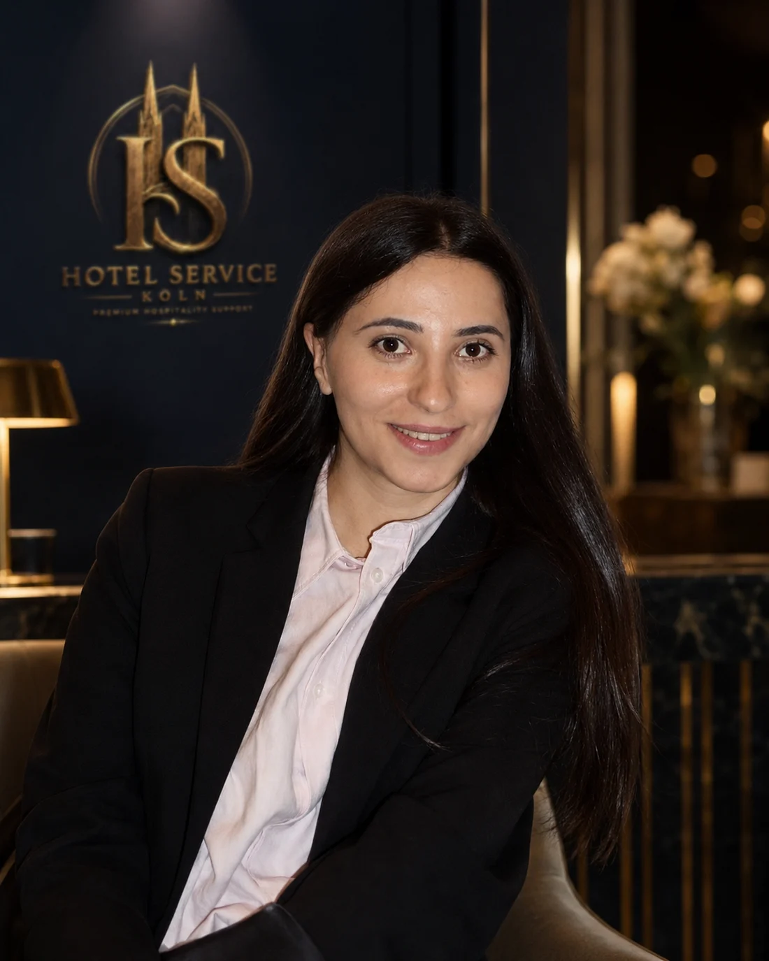 Tamuna Lomsadze - Hotel Service Köln Tamuna Lomsadze, qualifizierte Hotelfachfrau und Inhaberin, die Hotel Service Köln verantwortet
